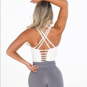 White NVGTN matrix bra size small